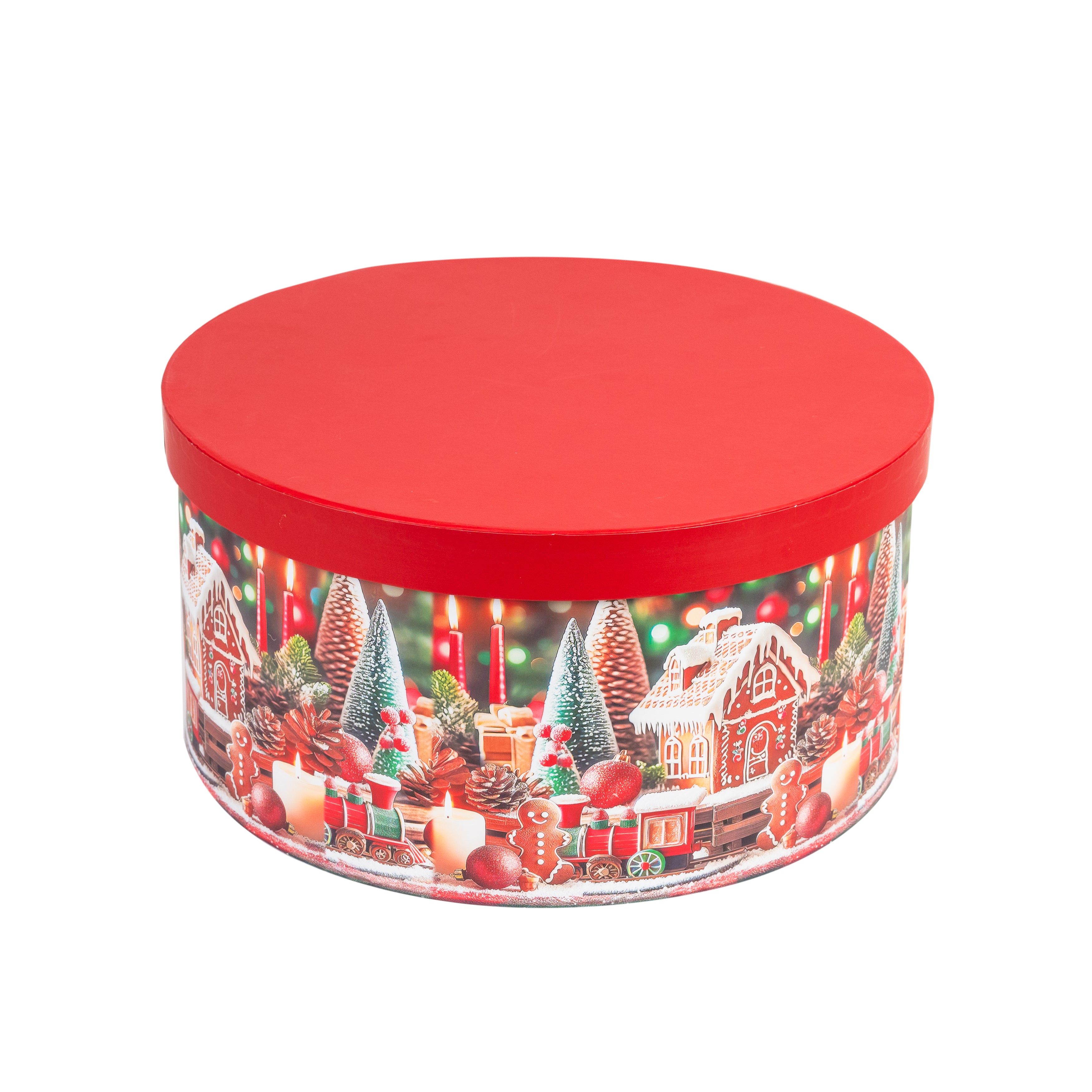 10-teiliges Boxen-Set Weihnachten Rund