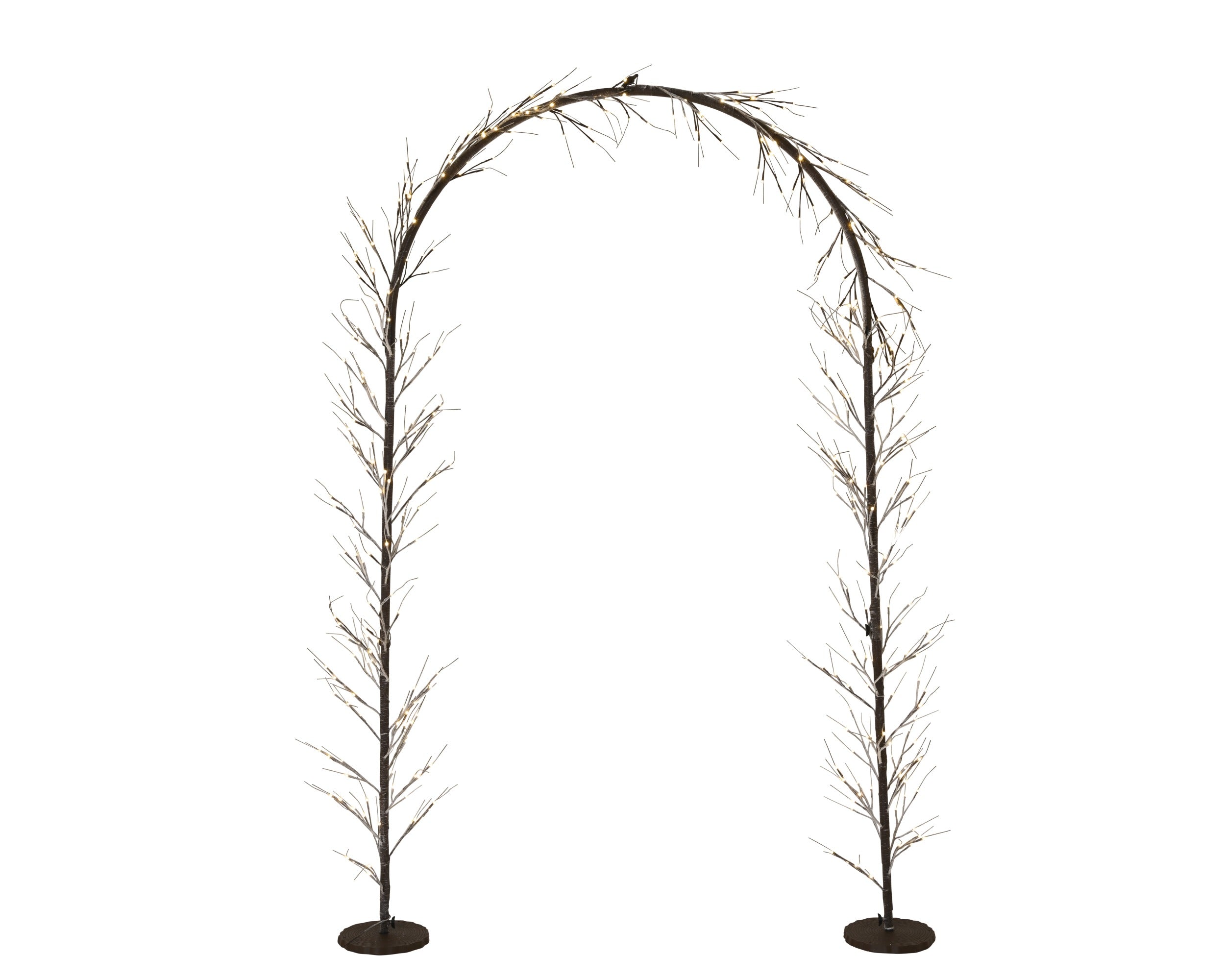 LED Bogen „Eingang ins Weihnachtsland“ in Schwarz, Größe 28 x 103 x 230 cm