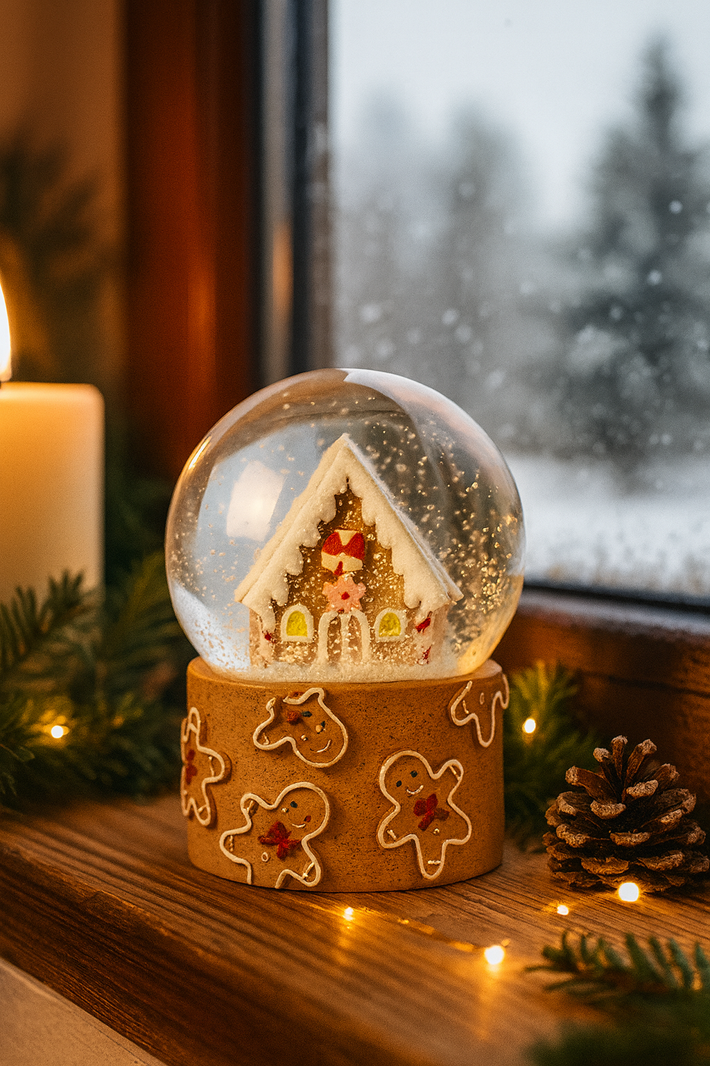 Winterzauber Schneekugel 2er-Set