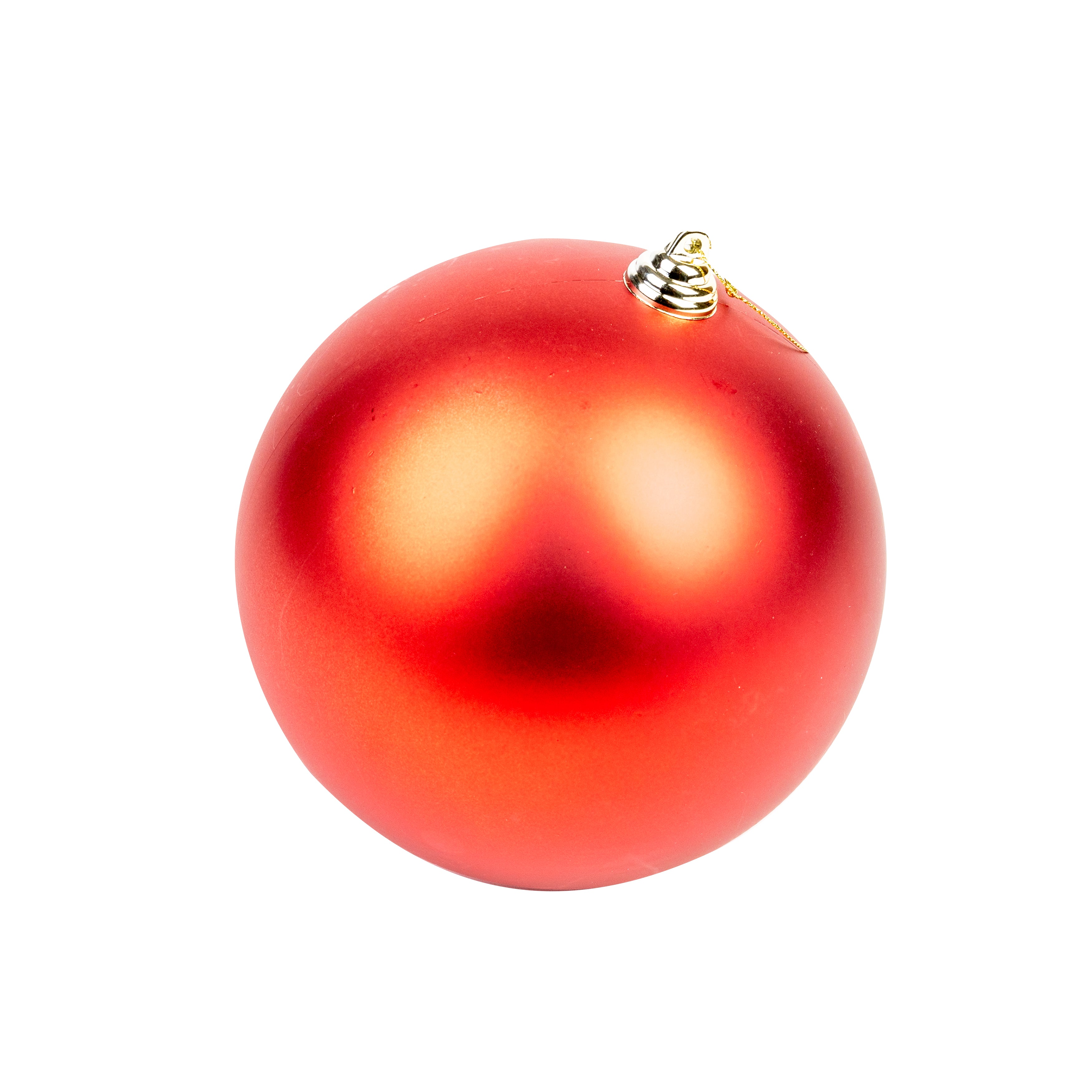 Christbaumkugeln Rot matt xl 18cm