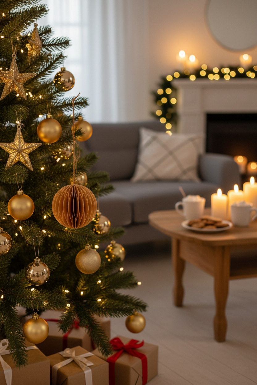 Wabenpapier-Kugeln 24er-Set (6cm)