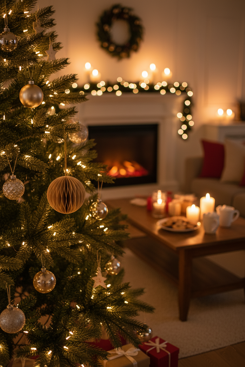 Wabenpapier-Kugeln 24er-Set (6cm)