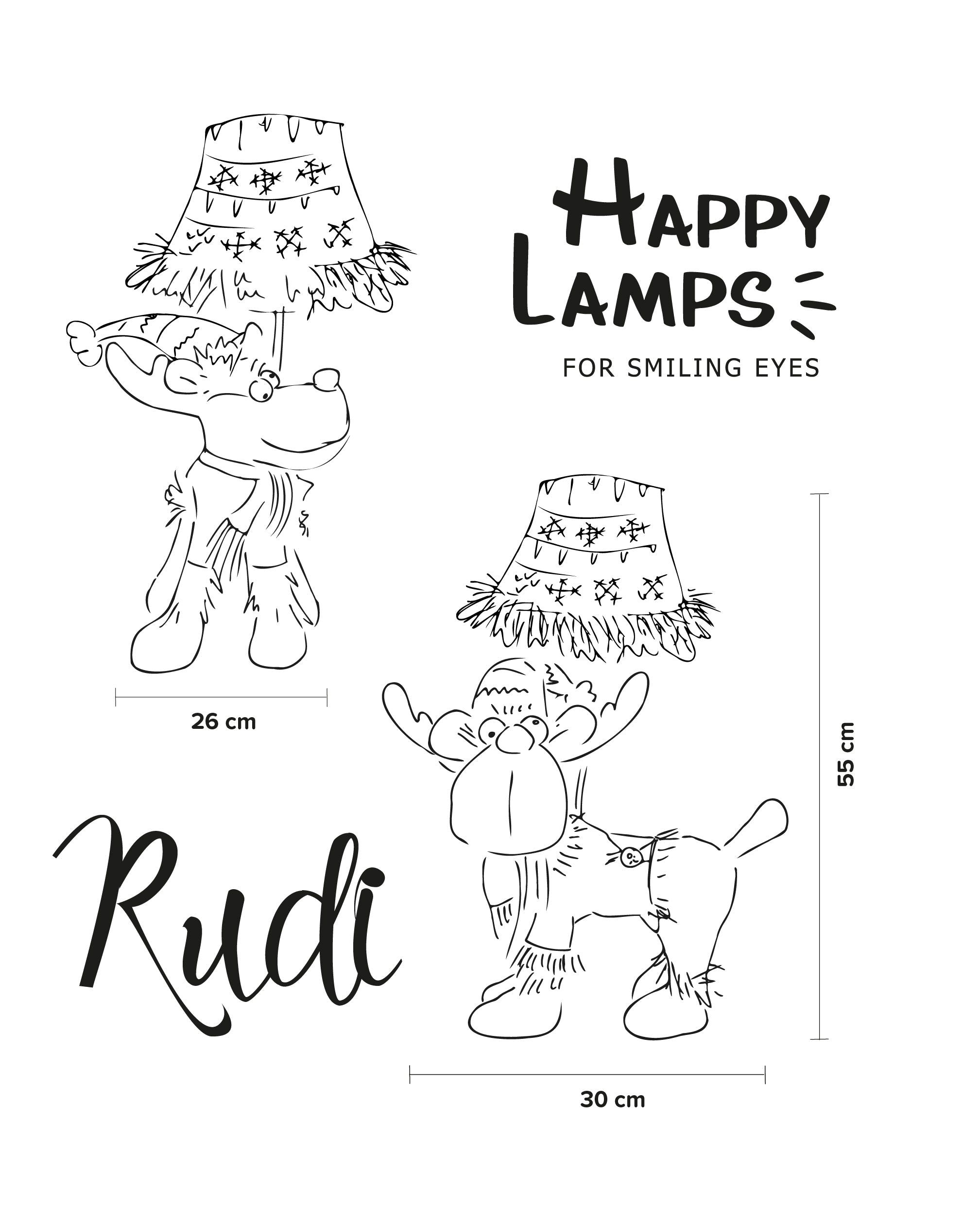 Rudi (Höhe 55cm)