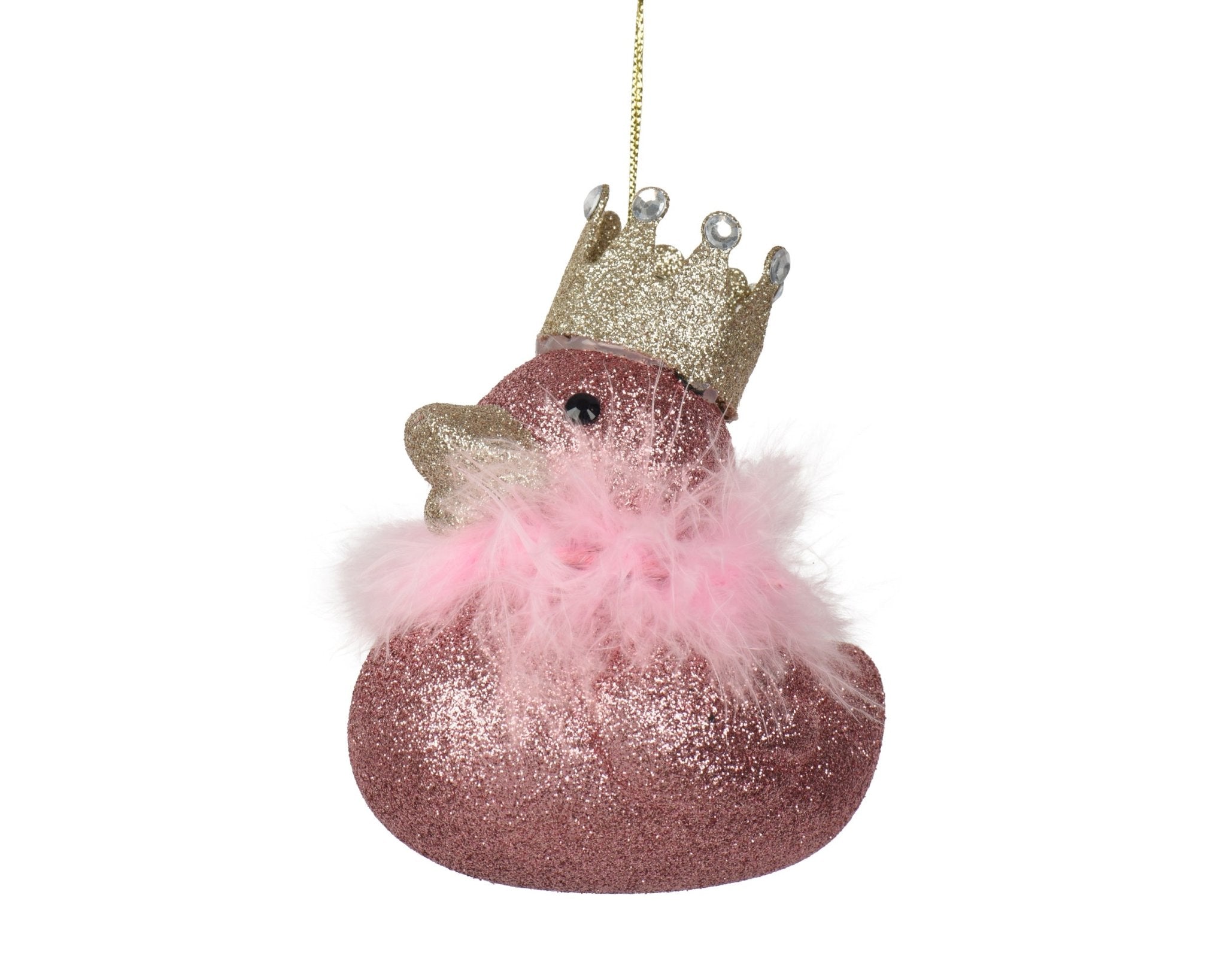 Baumschmuck Glamour Ente Deluxe (10 x 9 x 7,5 cm) - Amiras Zauber
