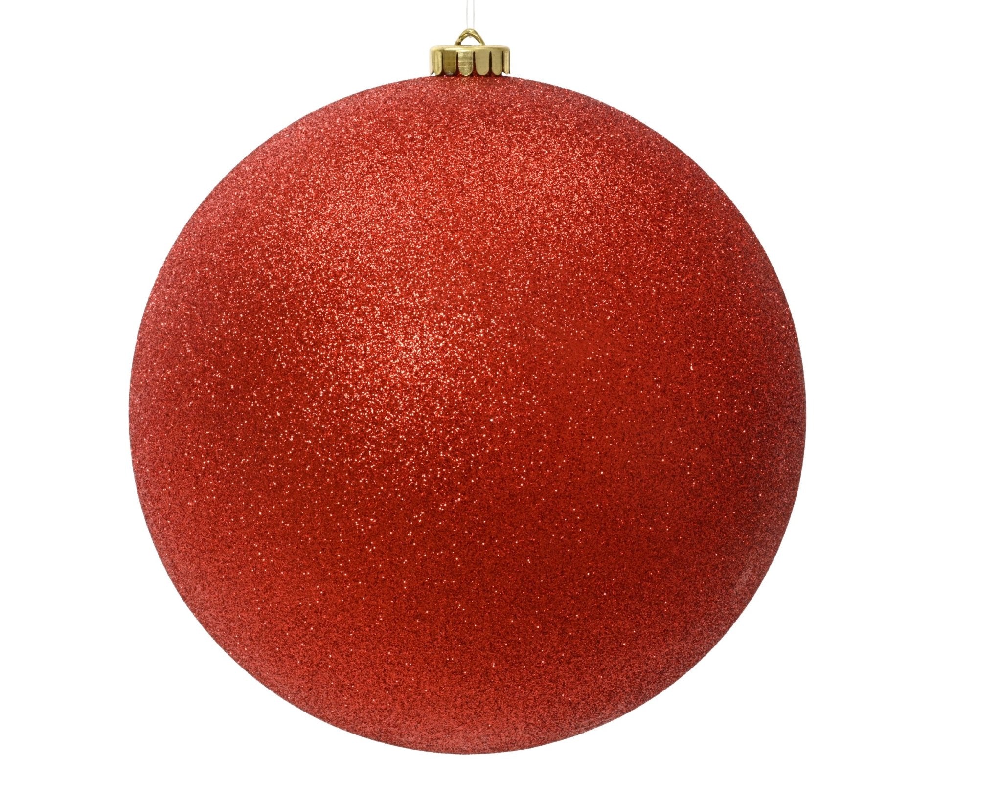 Christbaumkugel Glitzer rot (Ø 20 cm) - Amiras Zauber