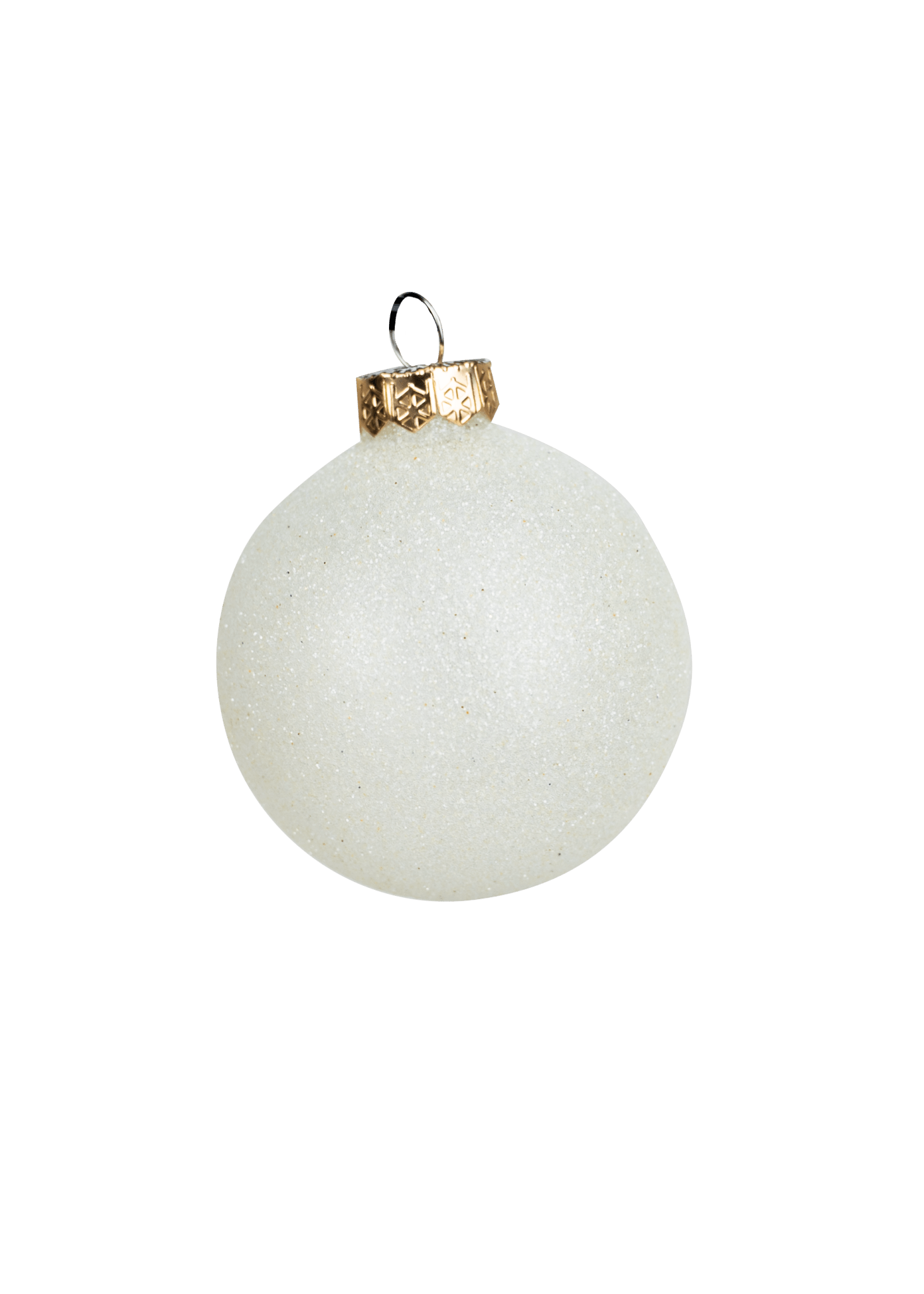 Christbaumkugel Mix wollweiss 45tlg. (Ø 6 cm) - Amiras Zauber