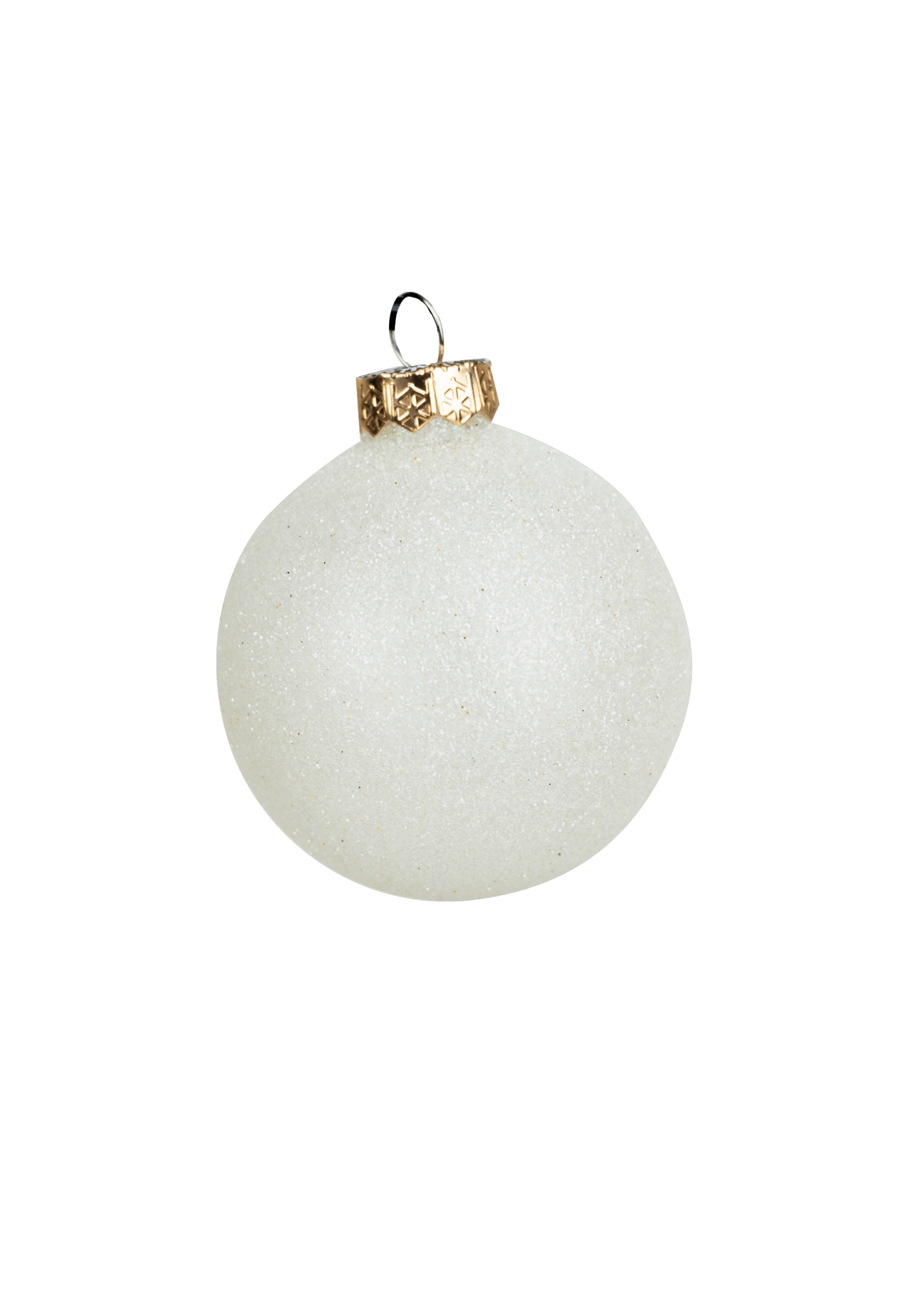 Christbaumkugel Mix wollweiss 45tlg. (Ø 6 cm) - Amiras Zauber