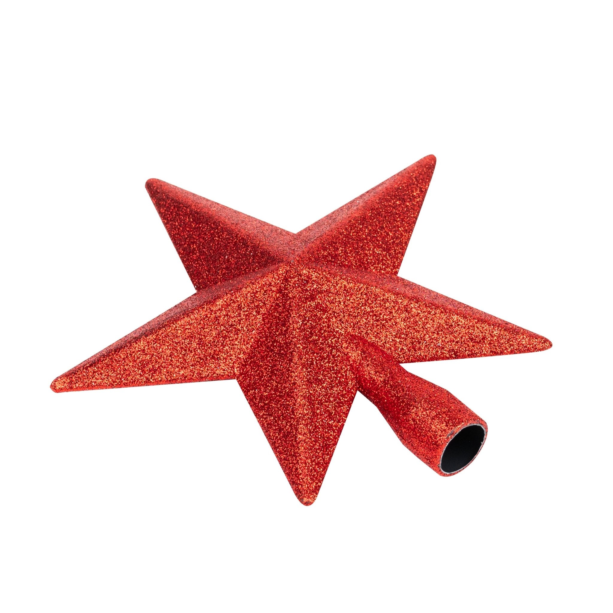 Christbaumspitze Rot 19 cm - Amiras Zauber