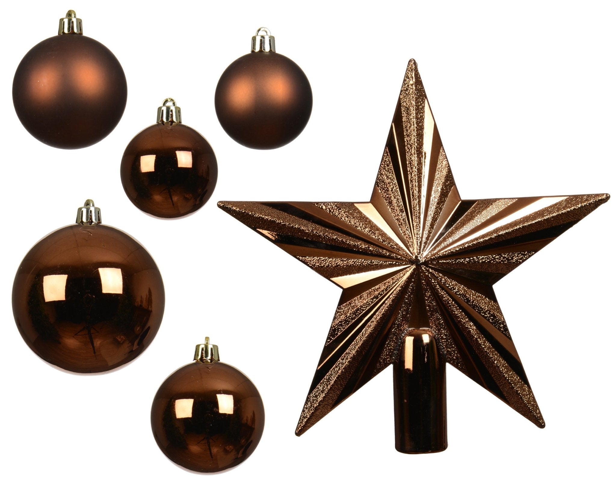 Premium Weihnachts - Set mit Spitze 33tlg.(Ø 5 cm, 19 cm) - Amiras Zauber
