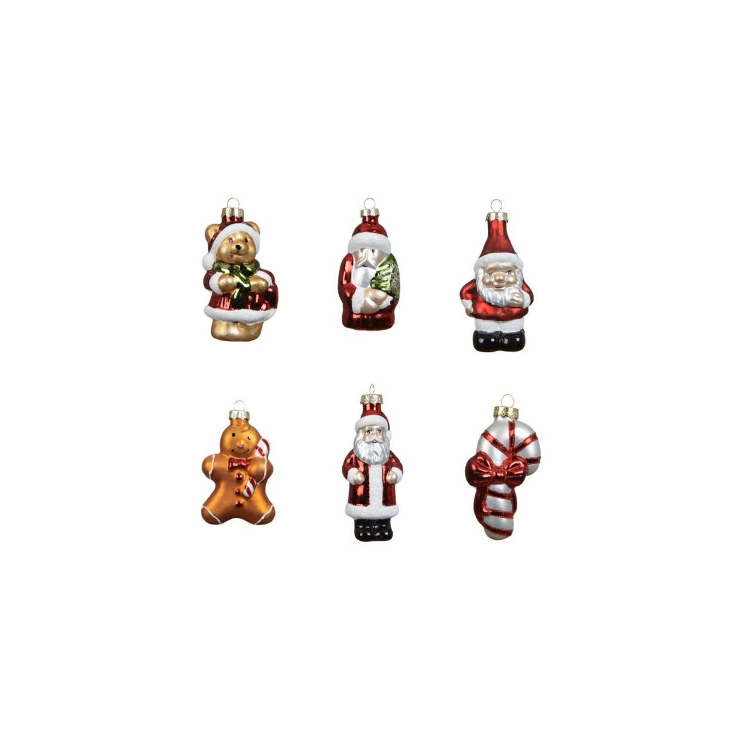 Premium Weihnachtsfigurenanhänger Geschenkbox 24tlg. (8 cm) - Amiras Zauber