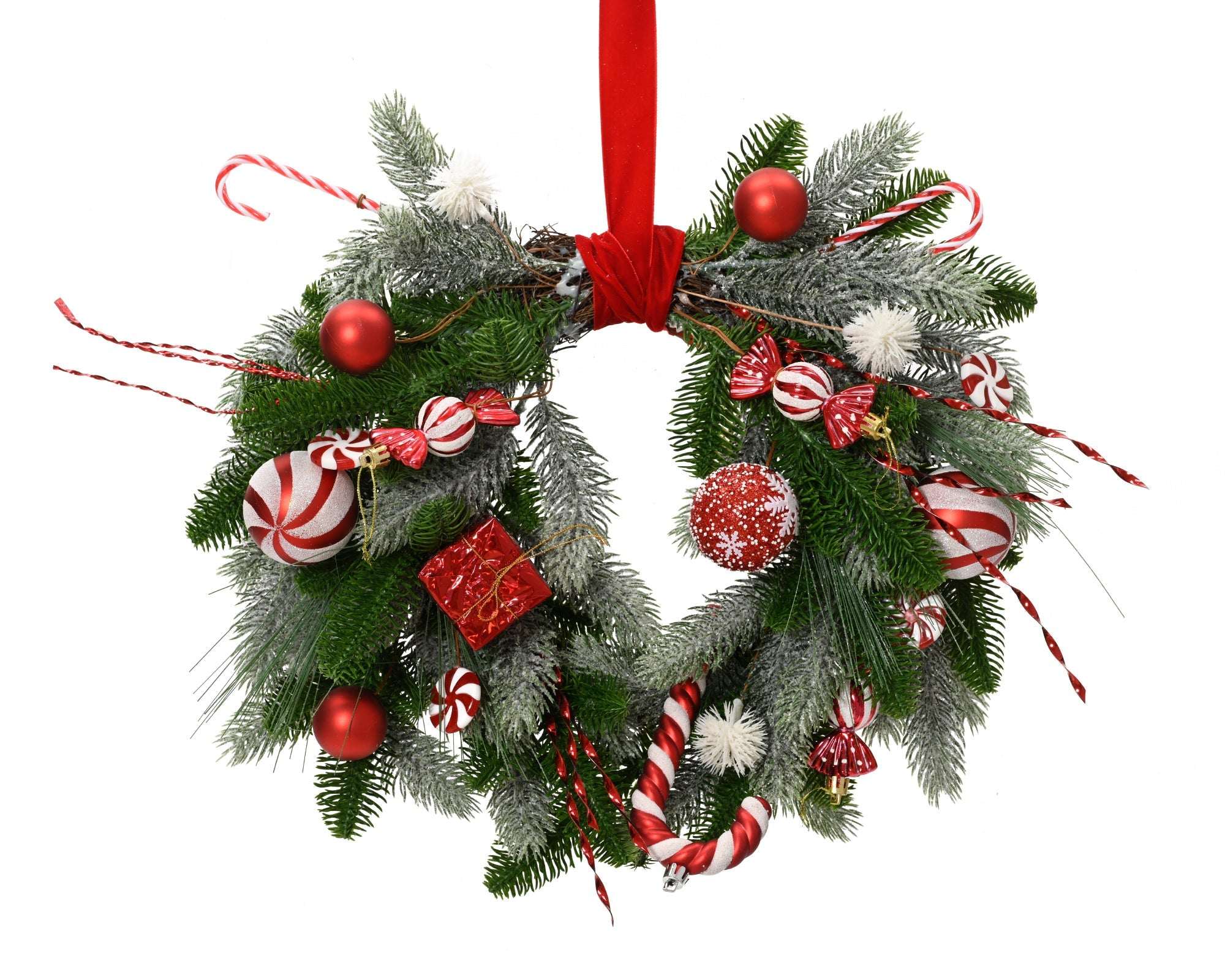 Tannenkranz "Sweet Candys" klein indoor (40 cm) - Amiras Zauber