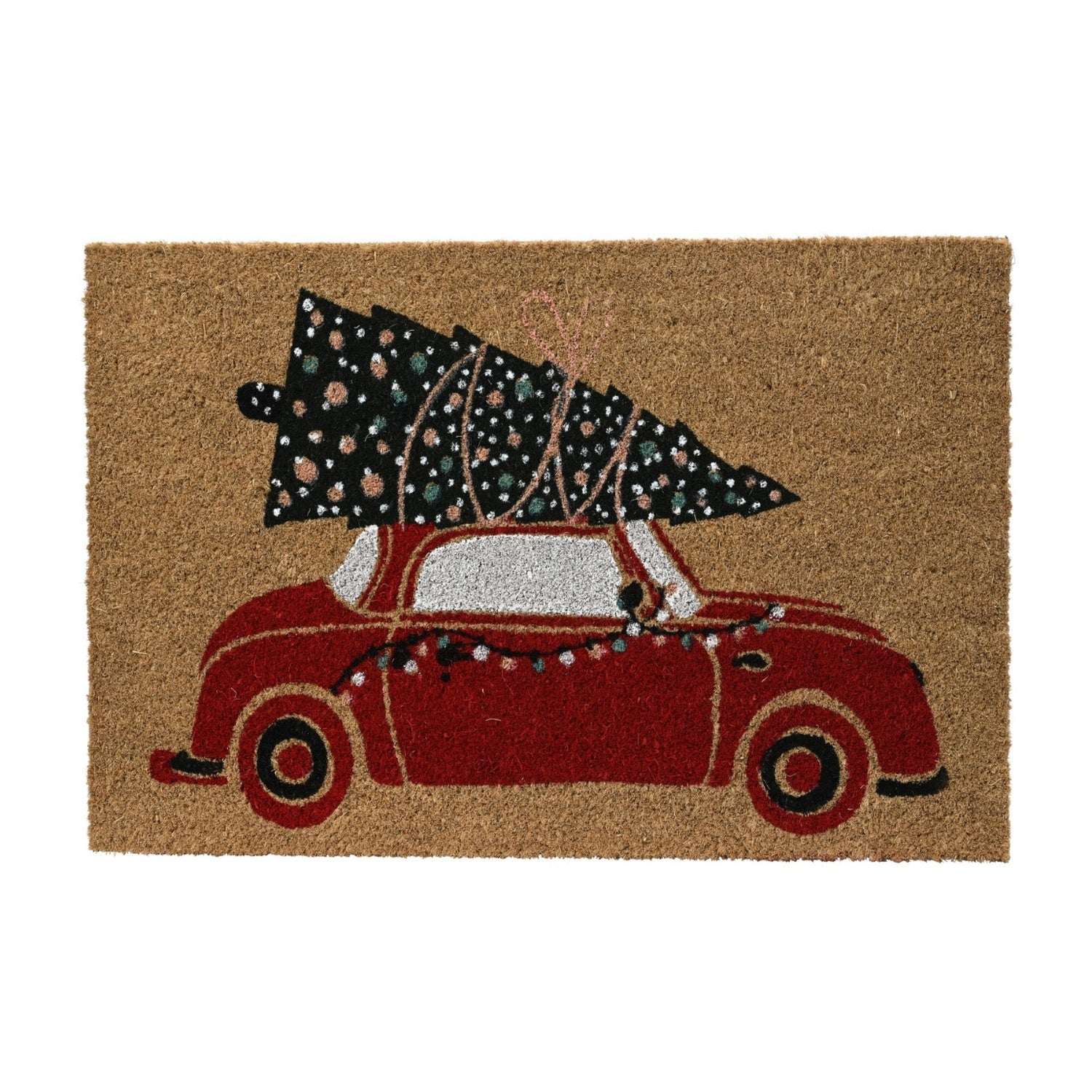 Weihnachts-Fußmatte „Christmas Car“ (60 x 40 x 1,5 cm) - Amiras Zauber