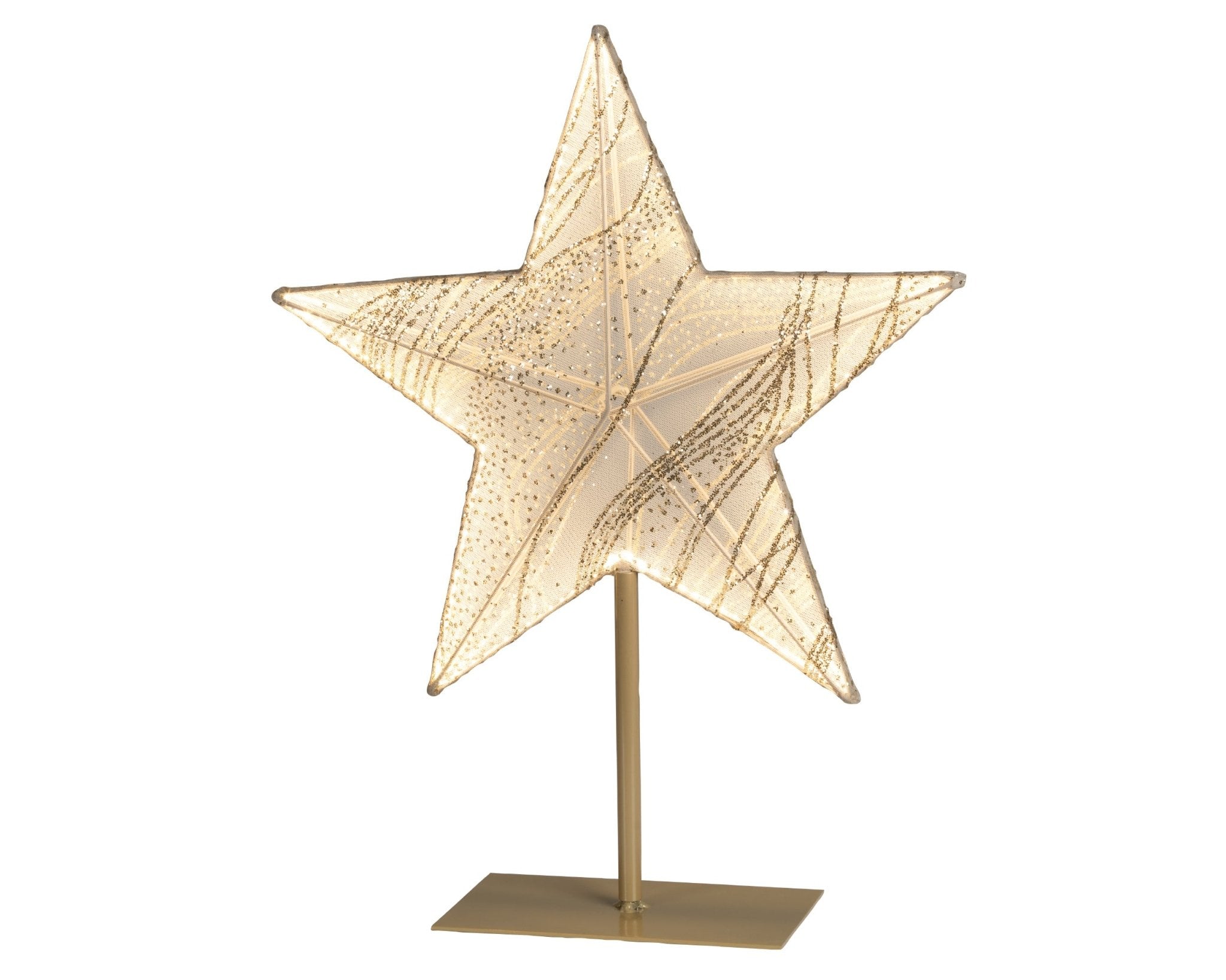 Weihnachtsstern mit LED Beleuchtung (11 x 38 x 50 cm) - Amiras Zauber