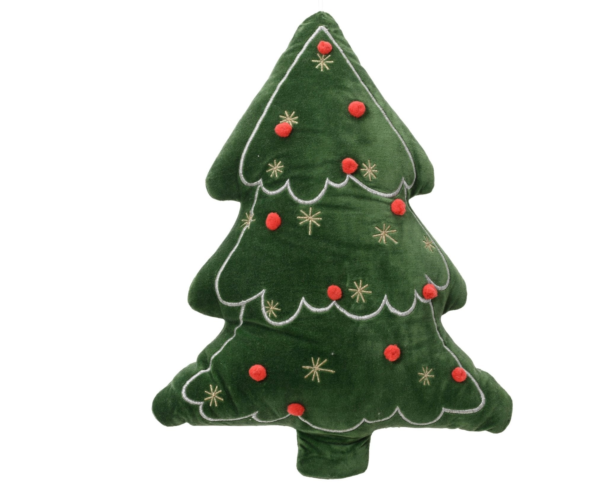 Zauberhaftes Dekokissen Weihnachtsbaum (48cm x 35cm x 5cm) - Amiras Zauber