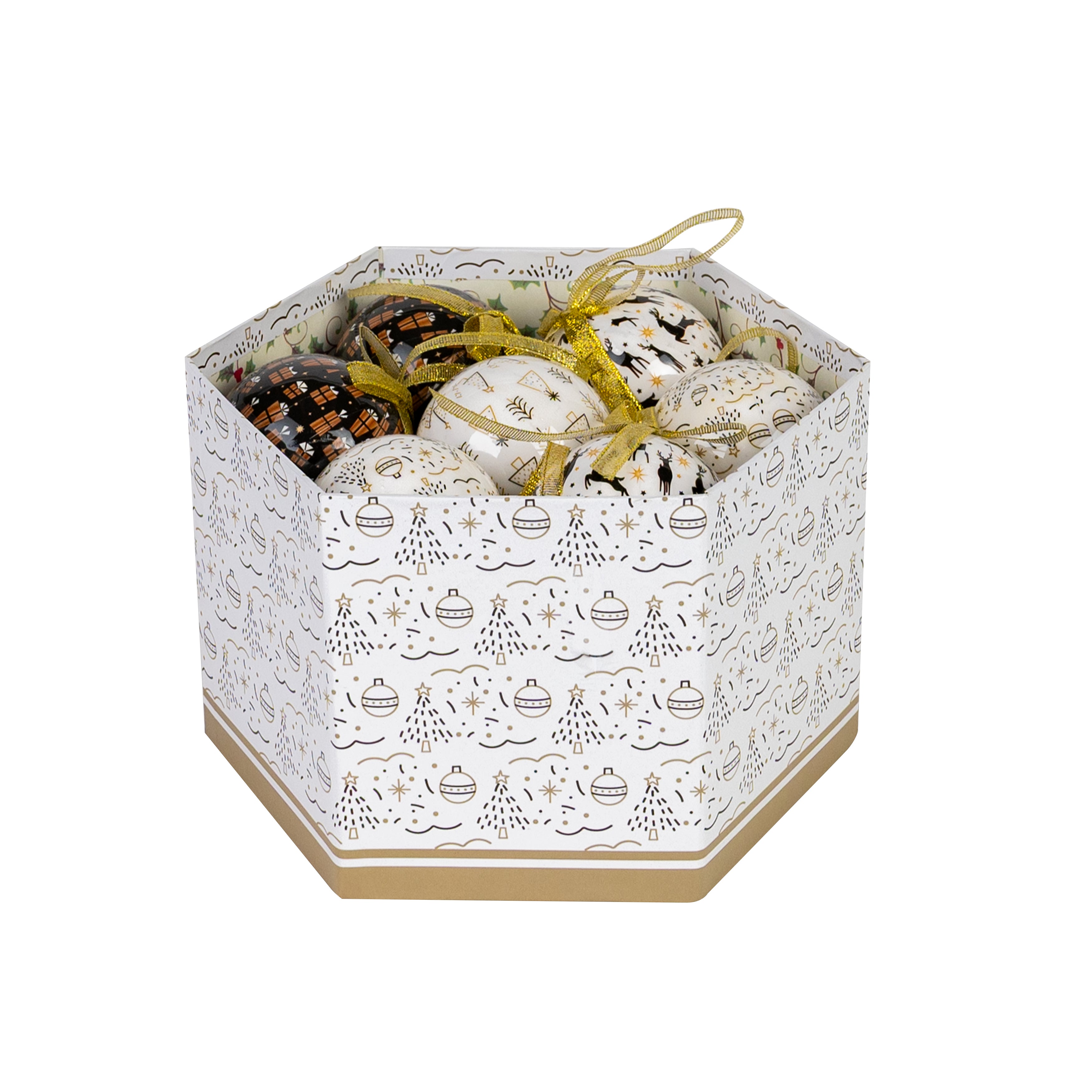 Kugelbox Modern XMas 15teilig