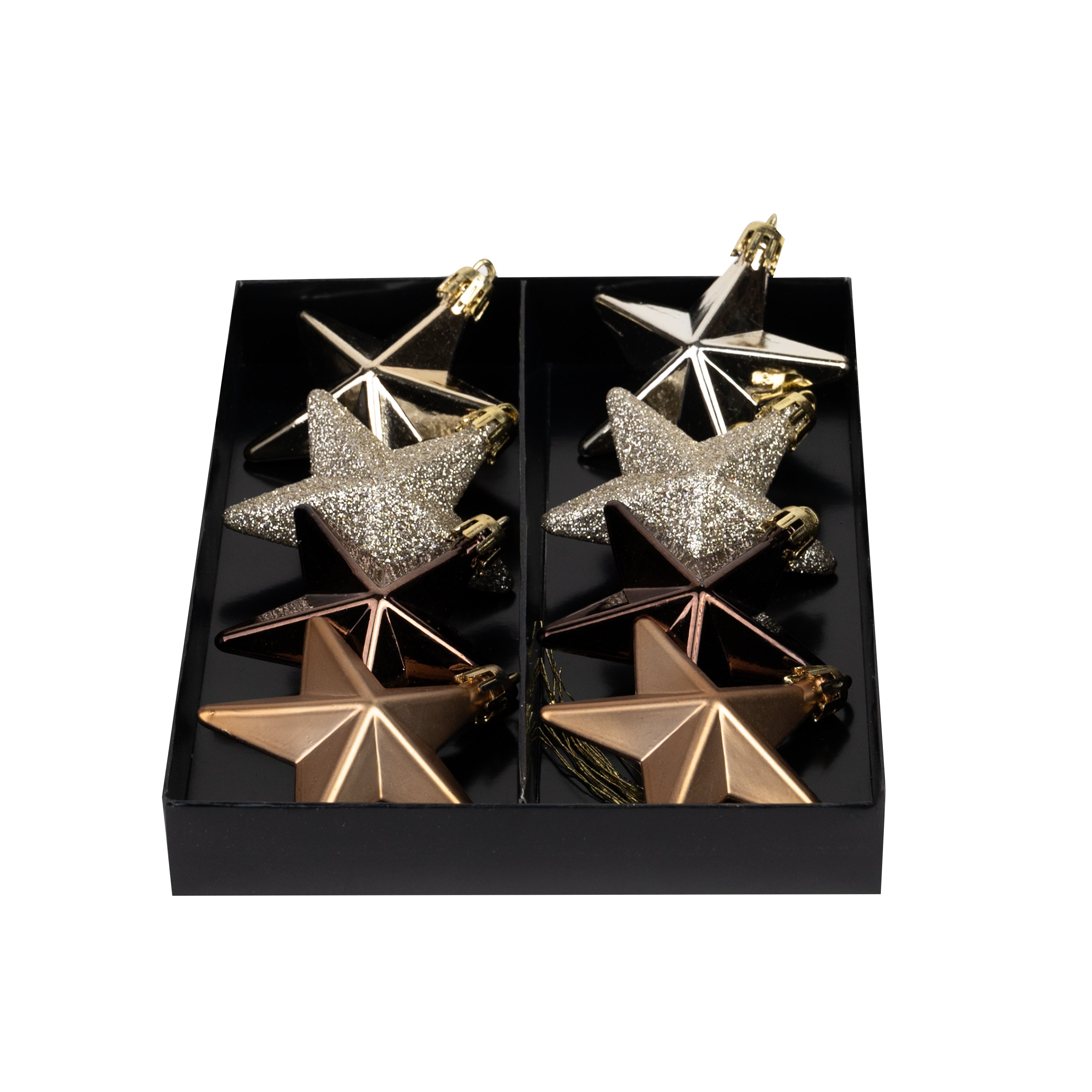 Christbaumanhänger Stern - Metallic
