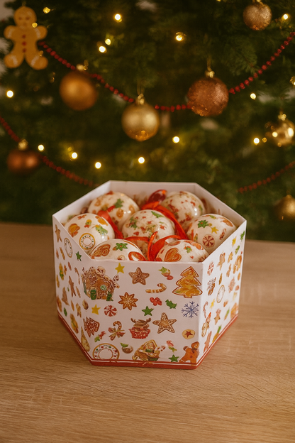 Kugelbox Gingerbread  15teilig