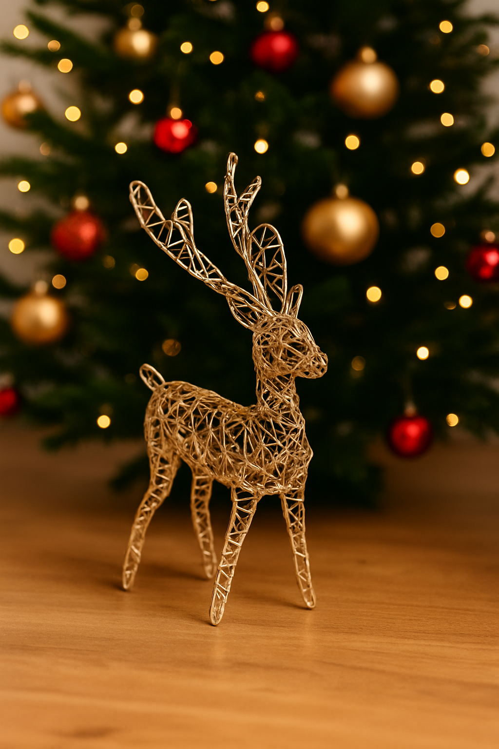 Deko-Rentier mit 60 LED`s