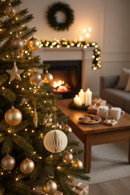 Wabenpapier-Kugeln 24er-Set (6cm)