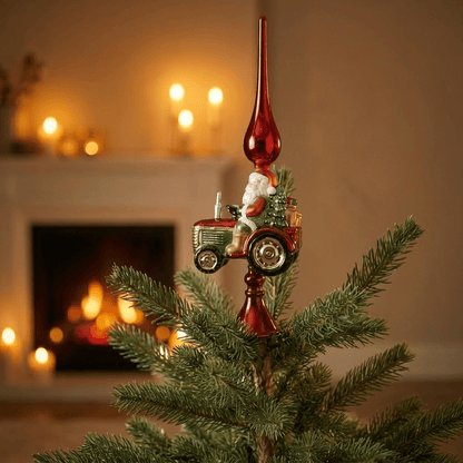 [KI] Baumspitze Weihnachtsmann (30 cm) - Amiras Zauber