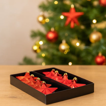 [KI] Christbaumanhänger Stern - Rot - Amiras Zauber