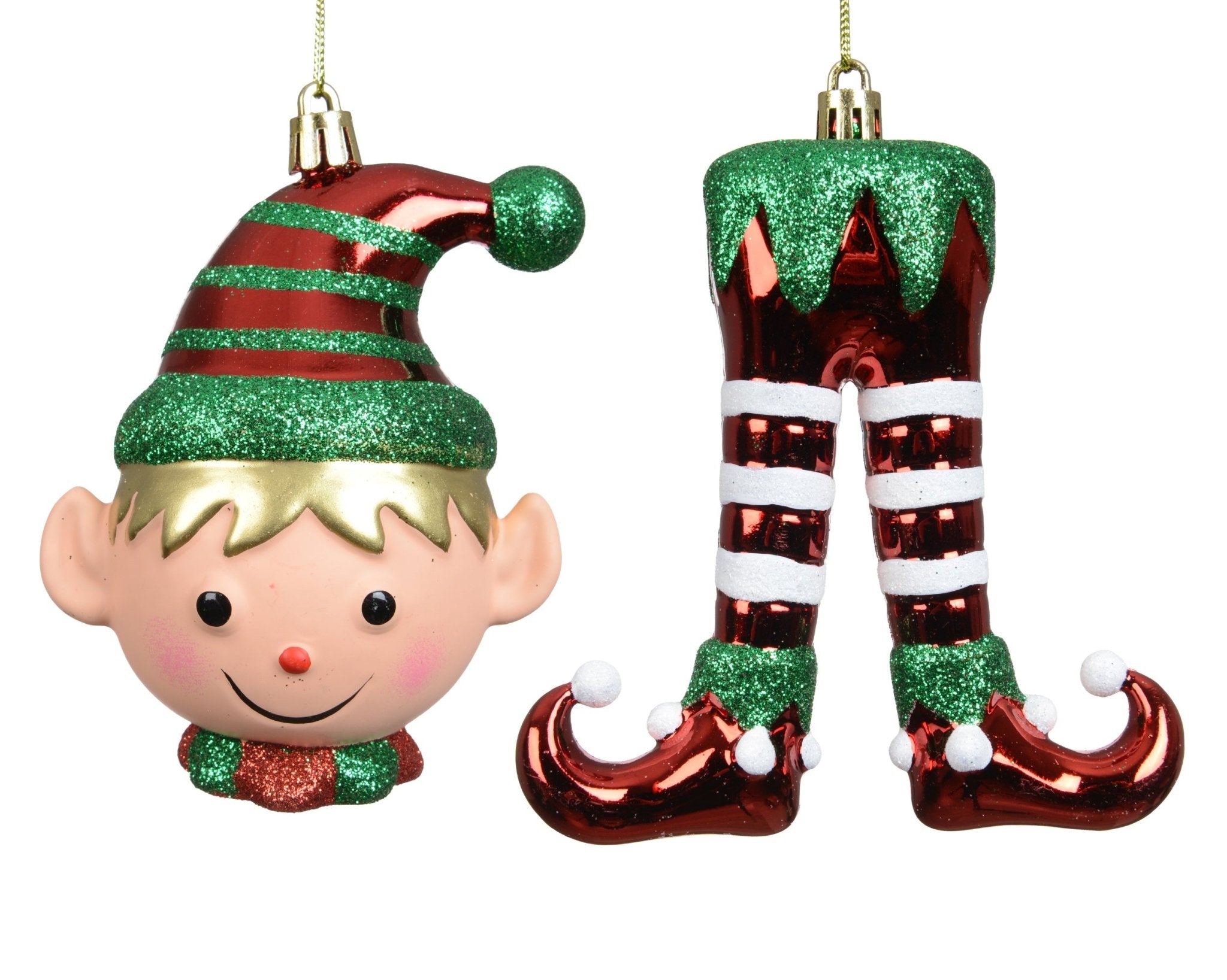 Christbaumanhänger Weihnachtself 2tlg. (11,5cm) - Amiras Zauber