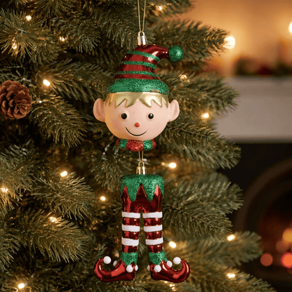 [KI] Christbaumanhänger Weihnachtself 2tlg. (11,5cm) - Amiras Zauber