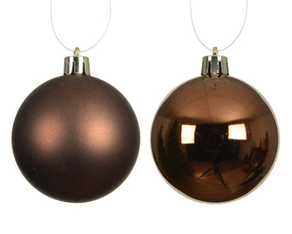 Christbaumkugel bronze 4tlg. (Ø 10 cm) - Amiras Zauber
