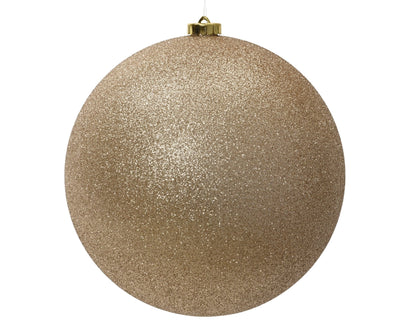 Christbaumkugel Glitzer gold (Ø 20 cm) - Amiras Zauber