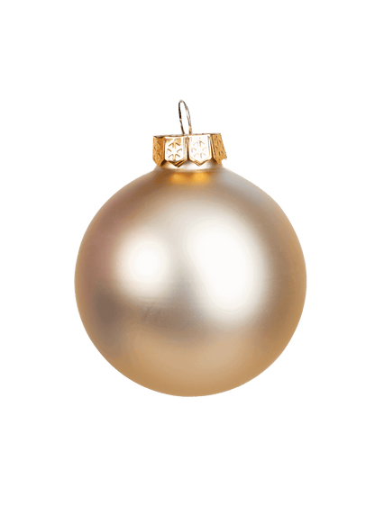 Christbaumkugel Mix gold matt/glitzer 45tlg. (Ø 6 cm) - Amiras Zauber