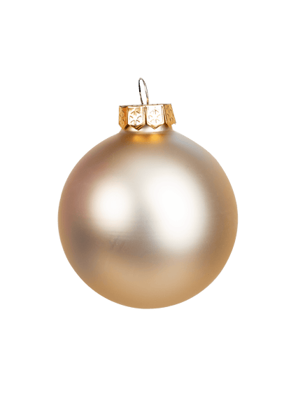 Christbaumkugel Mix gold matt/glitzer 45tlg. (Ø 6 cm) - Amiras Zauber