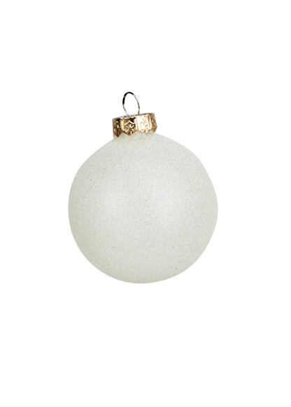 Christbaumkugel Mix wollweiss 45tlg. (Ø 6 cm) - Amiras Zauber