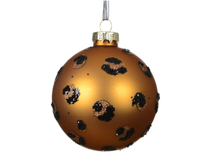 Christbaumkugeln Wild Glam 12tlg. (Ø 8 cm) - Amiras Zauber
