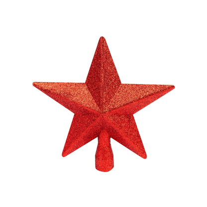 Christbaumspitze Rot 19 cm - Amiras Zauber