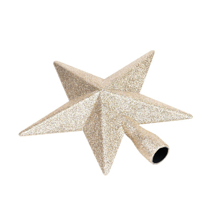Christbaumspitze Silber 20 cm - Amiras Zauber
