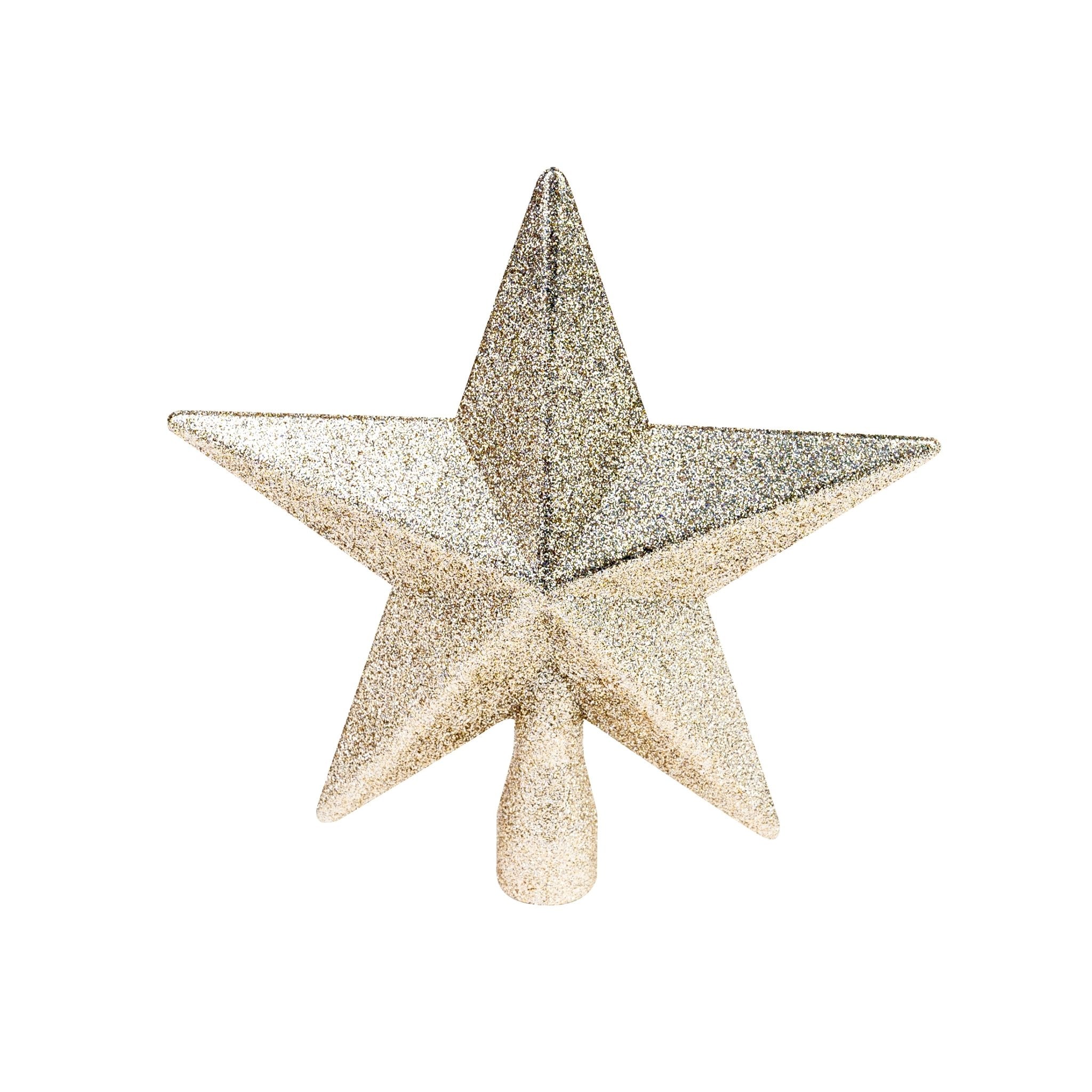 Christbaumspitze Silber 20 cm - Amiras Zauber