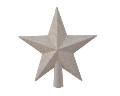 Christbaumspitze Stern silber (19cm) - Amiras Zauber