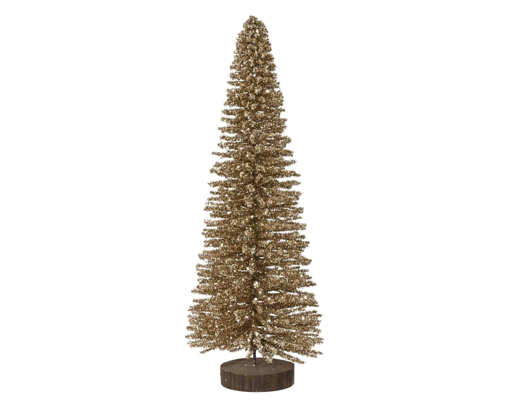 Deko-Tannenbaum "Goldglanz" (39 x 14 cm) - Amiras Zauber
