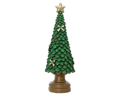 Deko - Weihnachtsbaum grün groß (12 x 12 x 36 cm) - Amiras Zauber