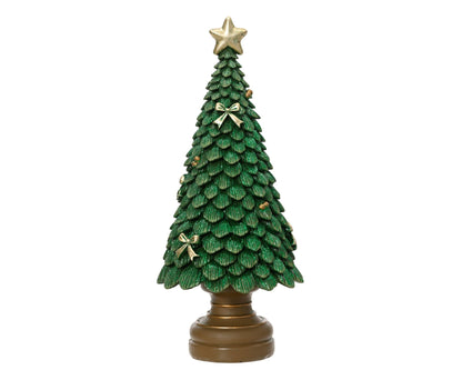 Deko - Weihnachtsbaum grün klein (10 x 10 x 23 cm) - Amiras Zauber