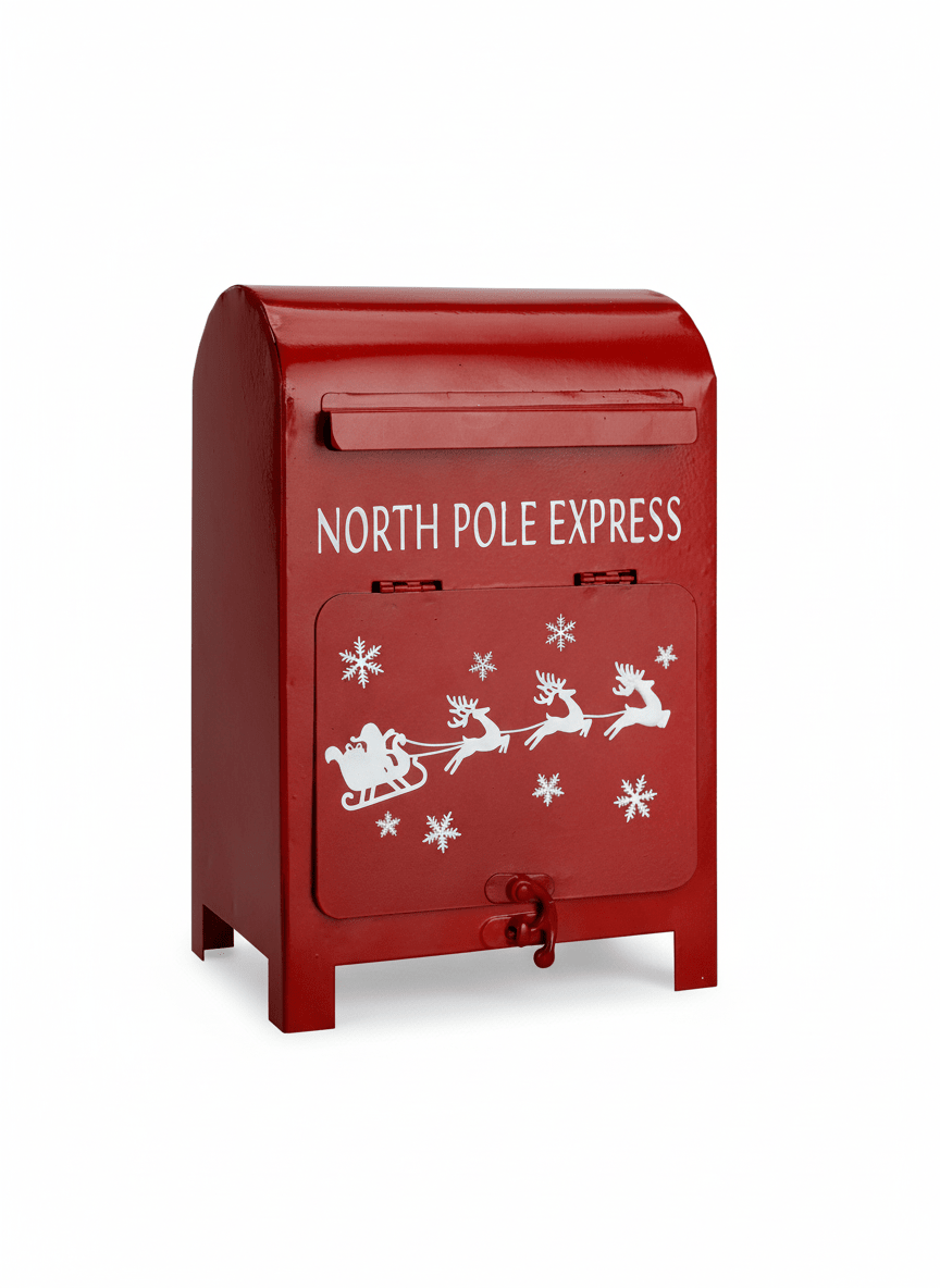 Santa Postbox „Rentierschlitten“ (23cm) - Amiras Zauber