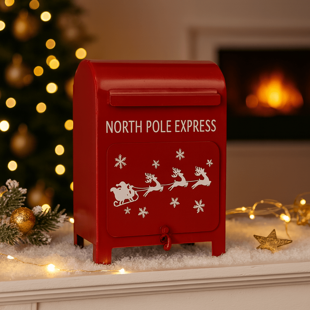 [KI] Santa Postbox „Rentierschlitten“ (23cm) - Amiras Zauber