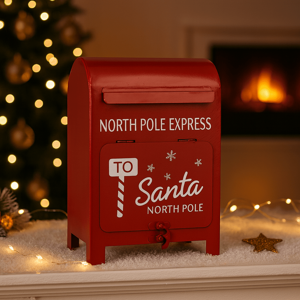 [KI] Santa Postbox „To Santa North Pole“ (23 cm) - Amiras Zauber