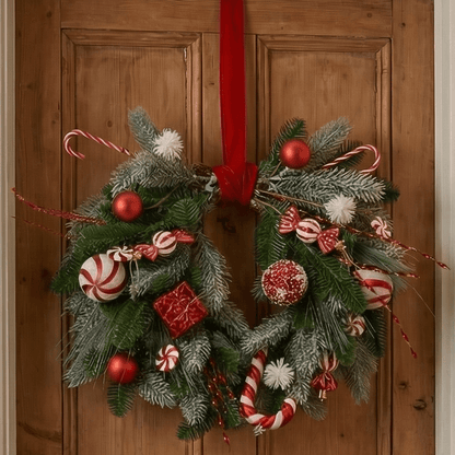 [KI] Tannenkranz "Sweet Candys" klein indoor (40 cm) - Amiras Zauber