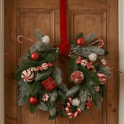 [KI] Tannenkranz "Sweet Candys" klein indoor (40 cm) - Amiras Zauber