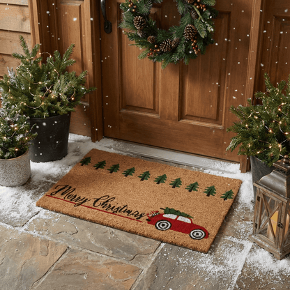 [KI] Weihnachts - Fußmatte „Merry Christmas“ (60 x 40 x 1,5 cm) - Amiras Zauber