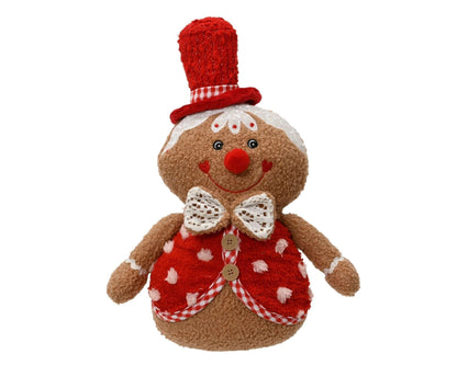 Weihnachts-Türstopper „Gingerbread“ (28 x 14 x 33 cm) - Amiras Zauber