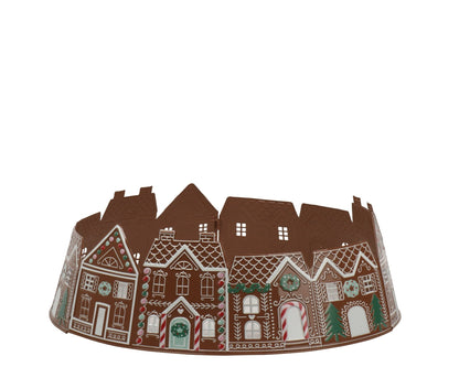 Weihnachtsbaumring Gingerbread Village (70 cm) - Amiras Zauber