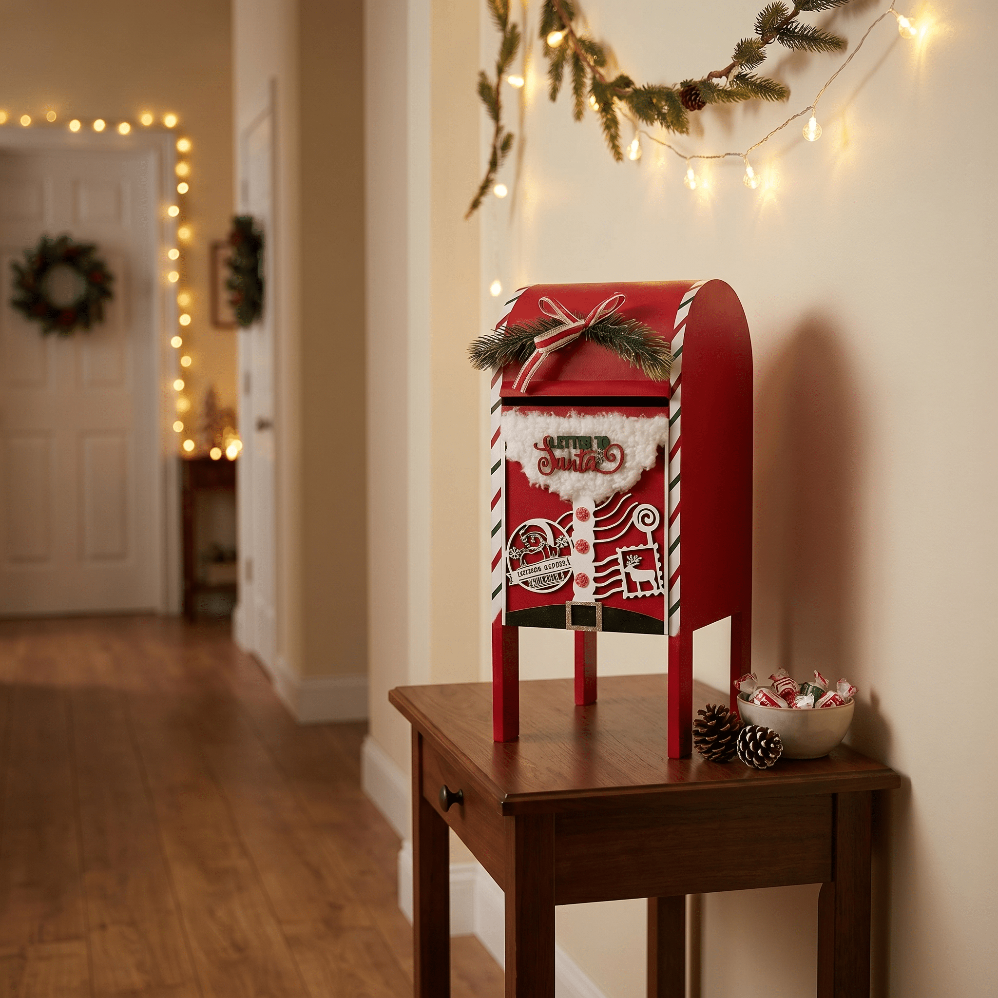 [KI] Weihnachtsbriefkasten „Letters to Santa“ (30 cm) - Amiras Zauber