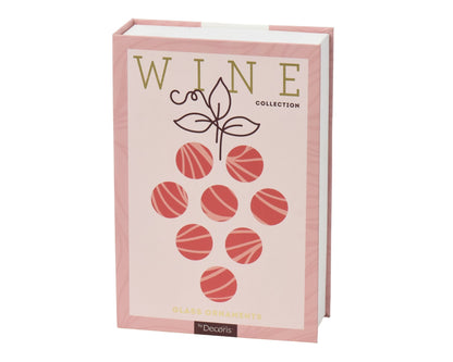 Wein Glas - Baumschmuck–Geschenk - Edition 4tlg. - Amiras Zauber